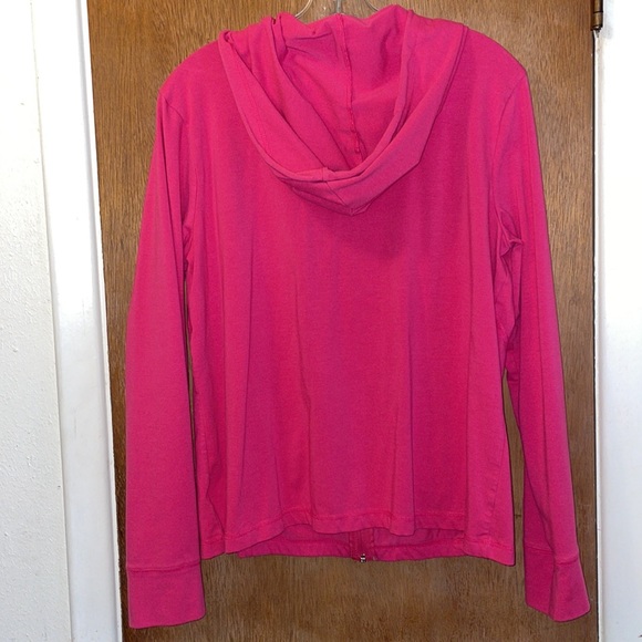 Danskin Now Sz XL-16/18 Woman’s Pink Full Zipper Hoodie - Picture 2 of 7